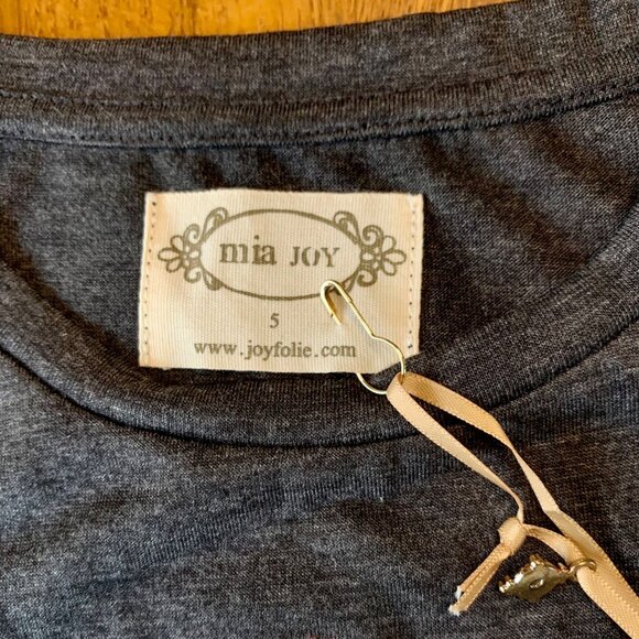 JOYFOLIE Girls T-Shirt 5 5T Mia Joy NWT Top Freedom Books Flowers Girl Tee NEW - Picture 4 of 5